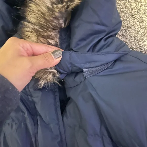 Eddie Bauer Women's Blue Down Puffer Coat - Picture 6 of 11